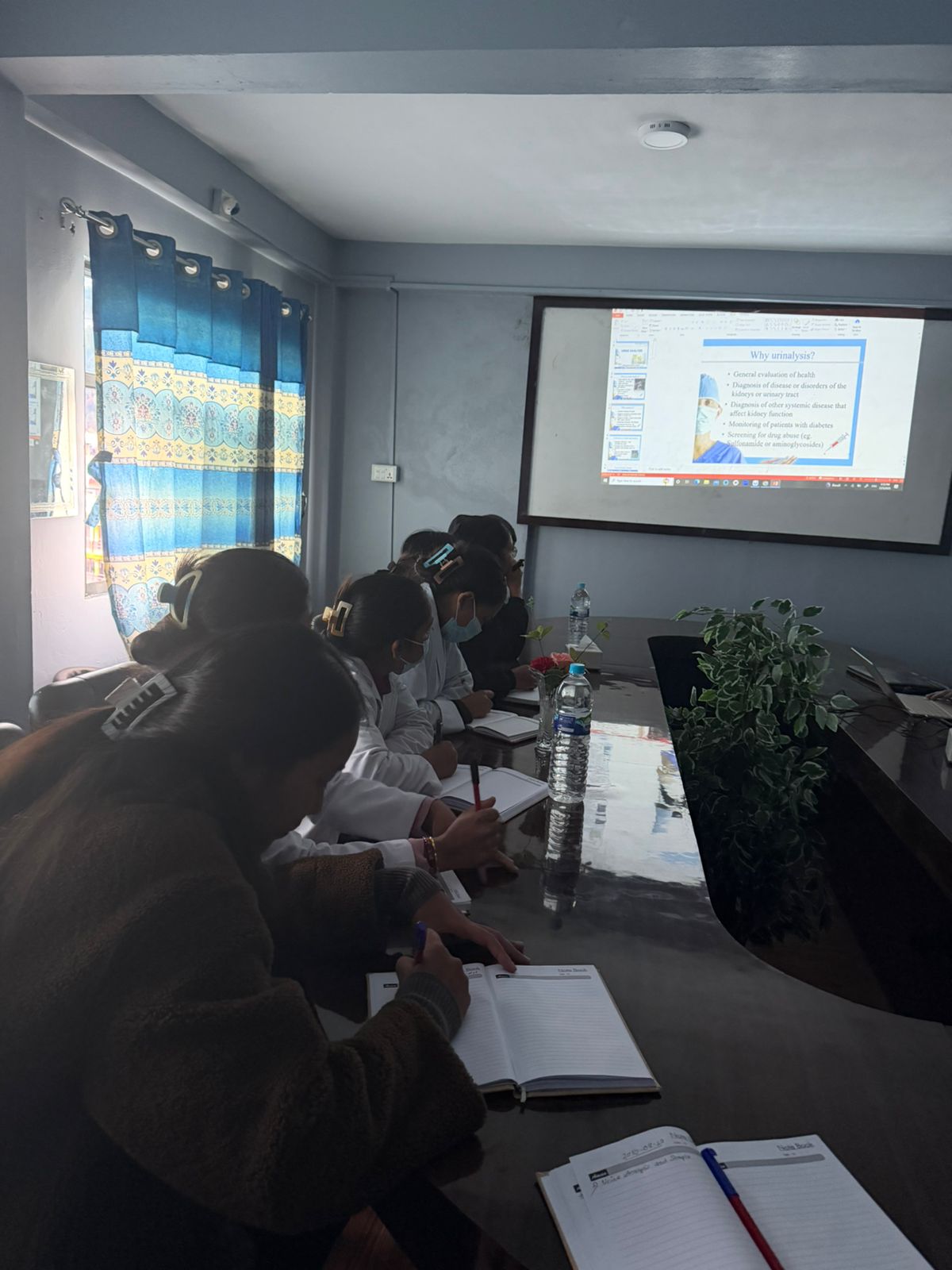 Conducted an in-service education session regarding "Urine Analysis and Sample Collection Techniques."